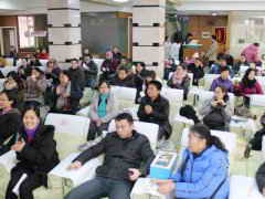 《幸福媽媽如何科學(xué)坐月子》講座現(xiàn)場(chǎng)